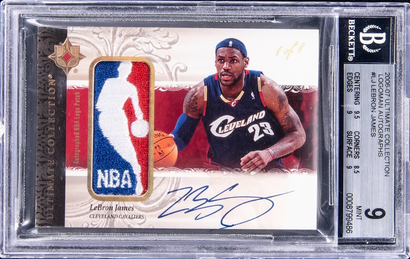 lebron most expensive cards