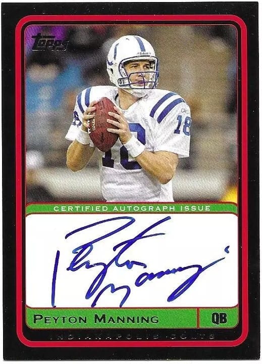 2004 Topps Peyton Manning AUTO