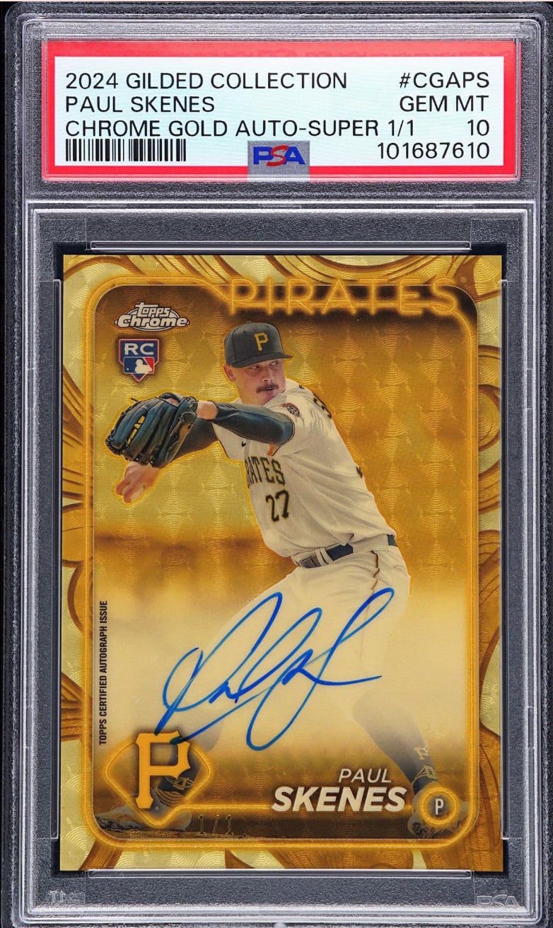 Pittsburgh Pirates 2024 Topps Now #770 Paul Skenes Rookie Card