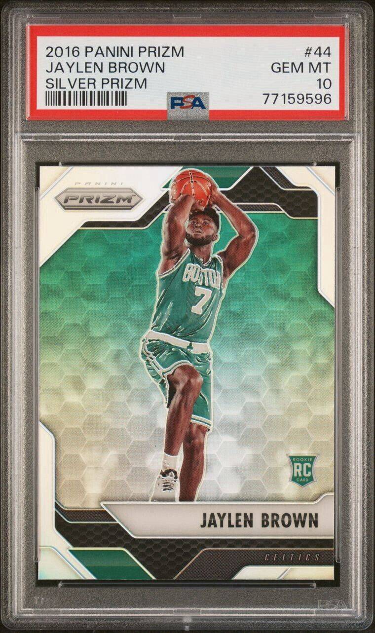 NBA Player of the Year Jaylen Brown's Rookie Cards Are Grossly