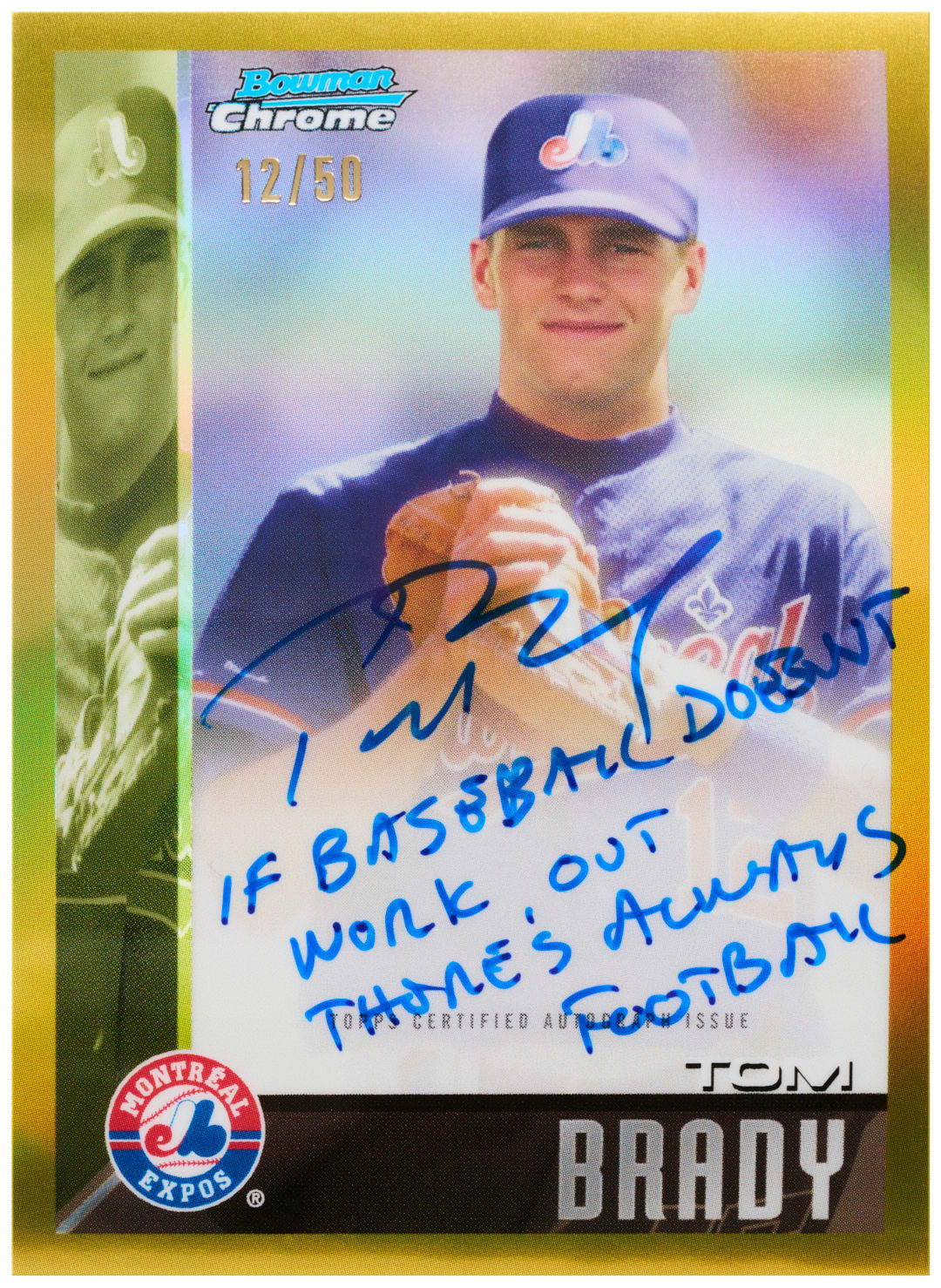 2023 Bowman Draft Tom Brady