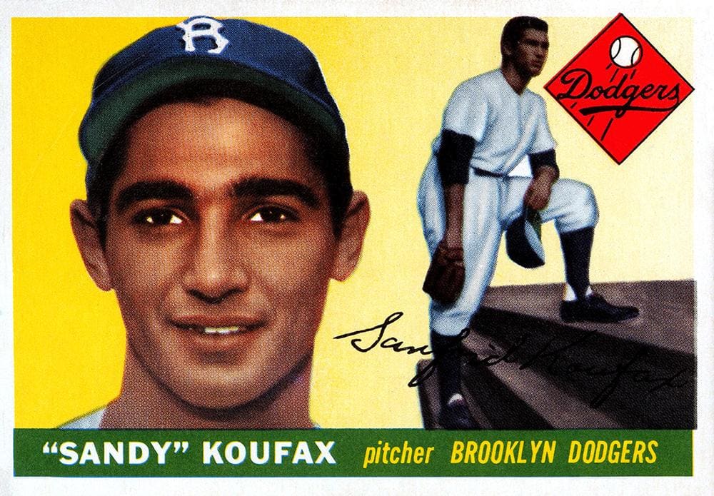 1955 Topps Sandy Koufax rookie card