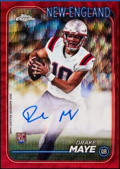 First Look: 2024 Topps Chrome Football Set For Pre-Order Next Week