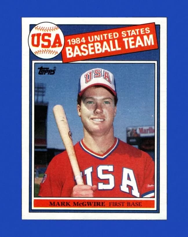 1985 Topps Mark McGwire RC 