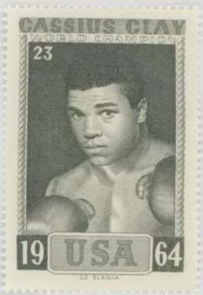 1964 Slania Stamps Cassius Clay