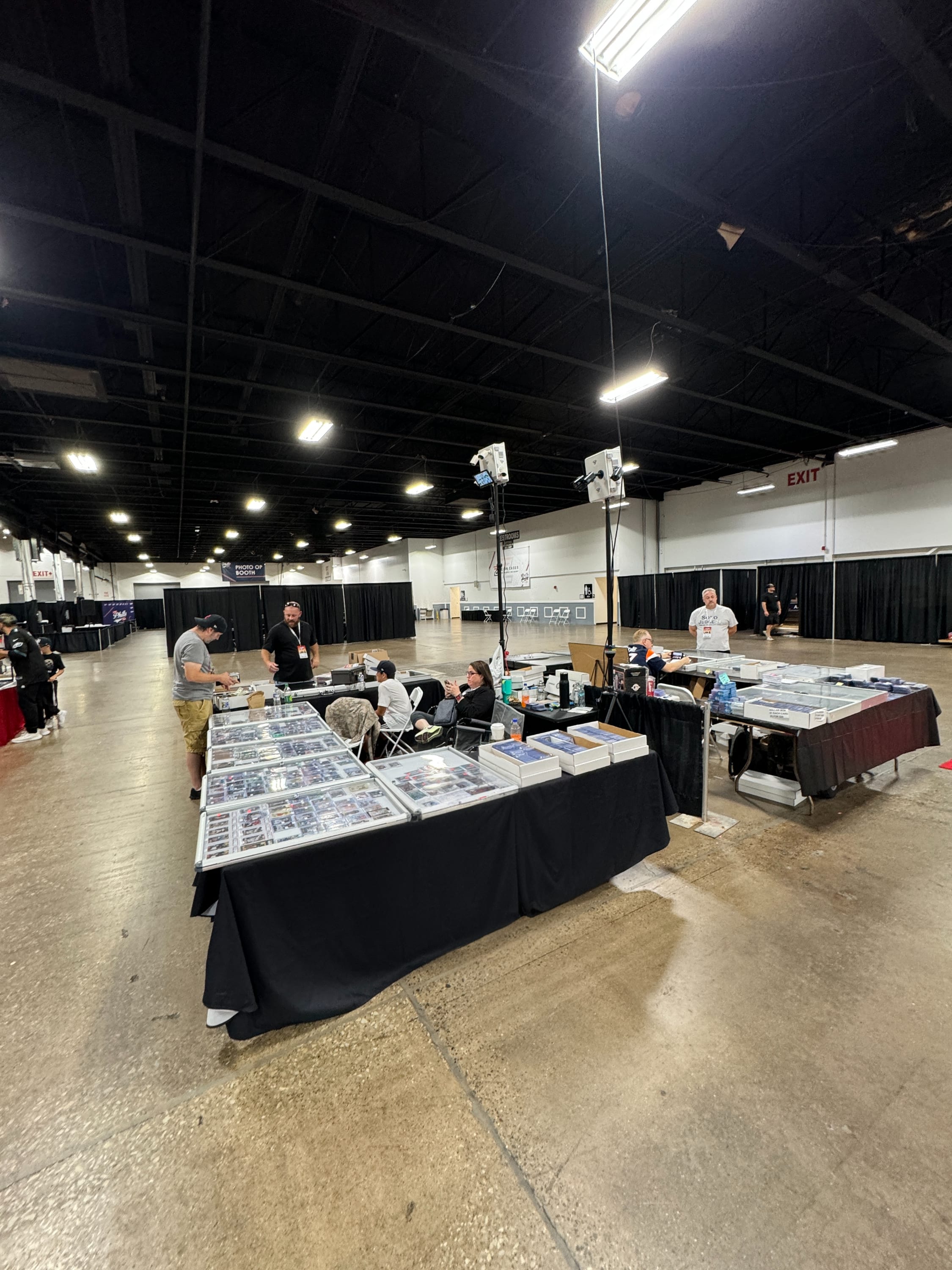 SafeShowCams set up at the Philly Show