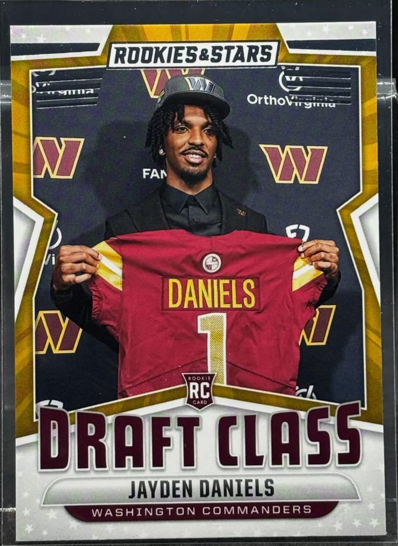 Jayden Daniels "Draft Class" card 