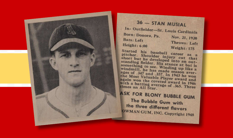 1948 Bowman Stan Musial