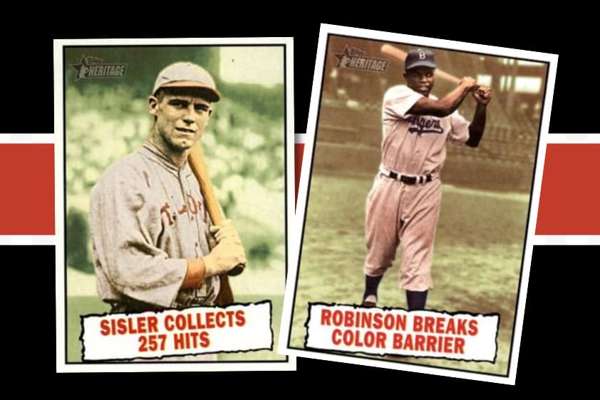 2010 Topps Heritage "Baseball Thrills"