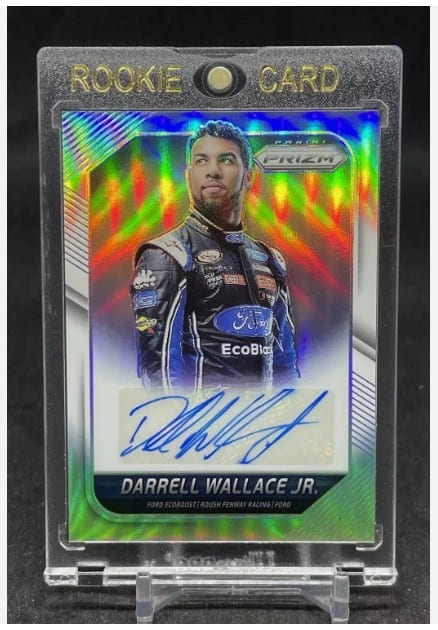 Bubba Wallace Prizm Rookie Autograph 2016