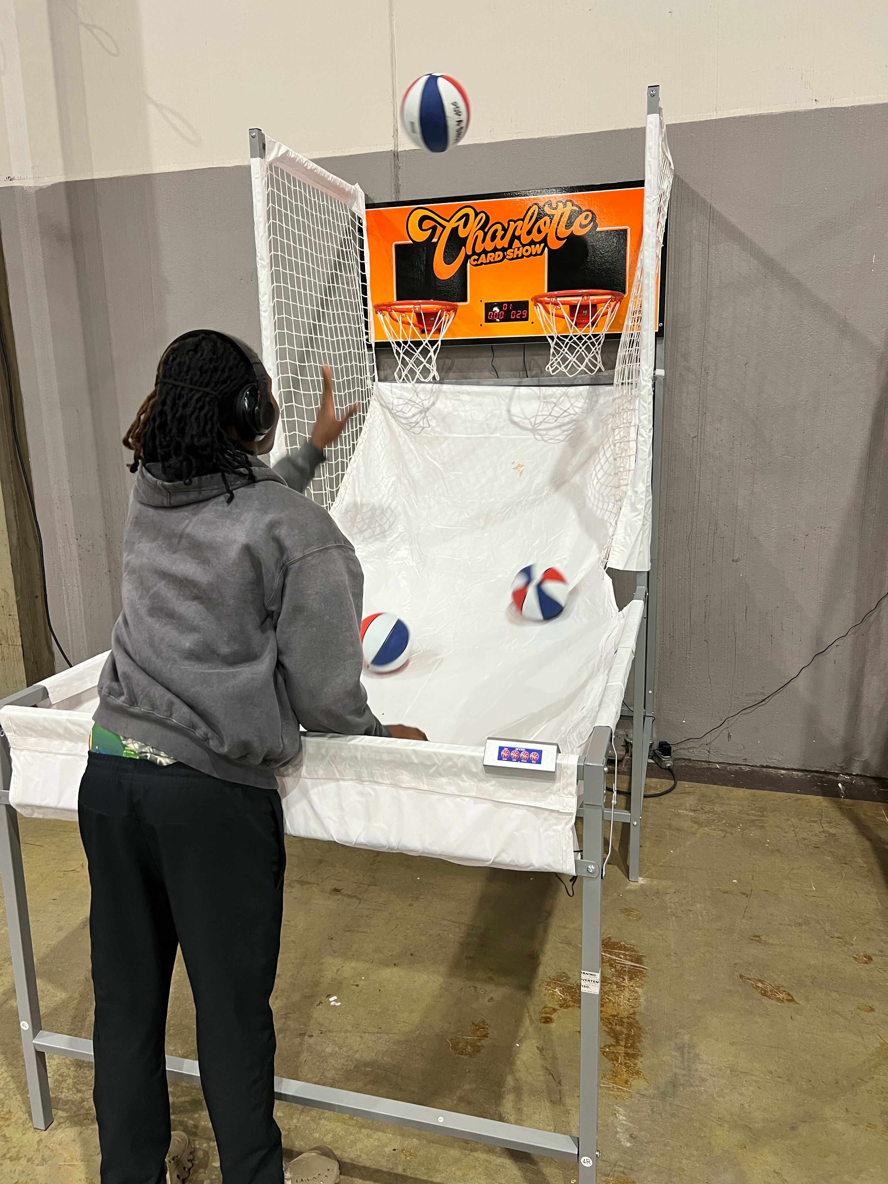 Pop-A-Shot at the Charlotte Card Show