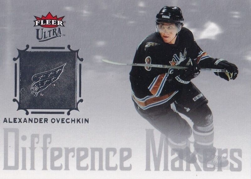 Ovechkin's Fleer "Difference Makers" rookie insert 