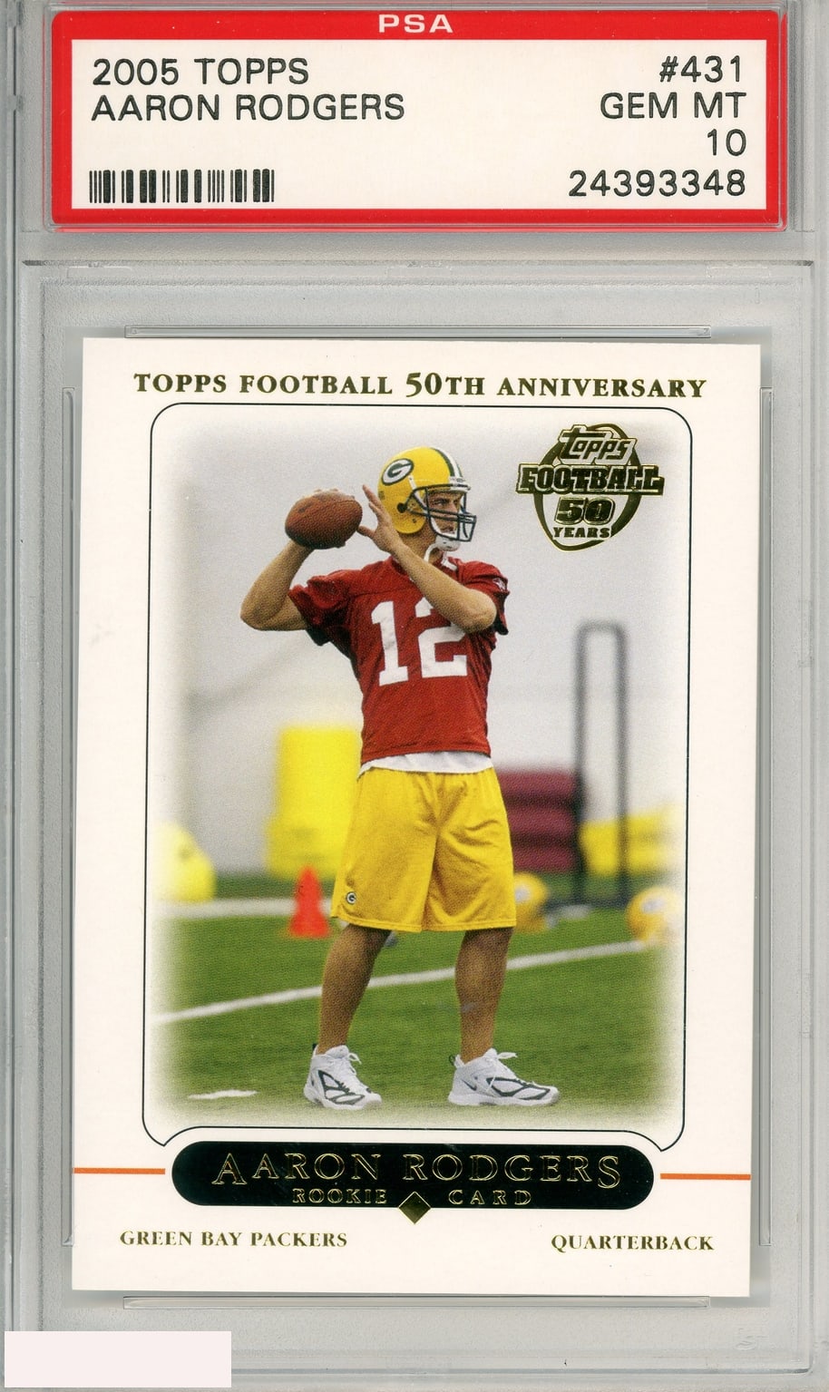 Aaron Rodgers Topps Rookie Card