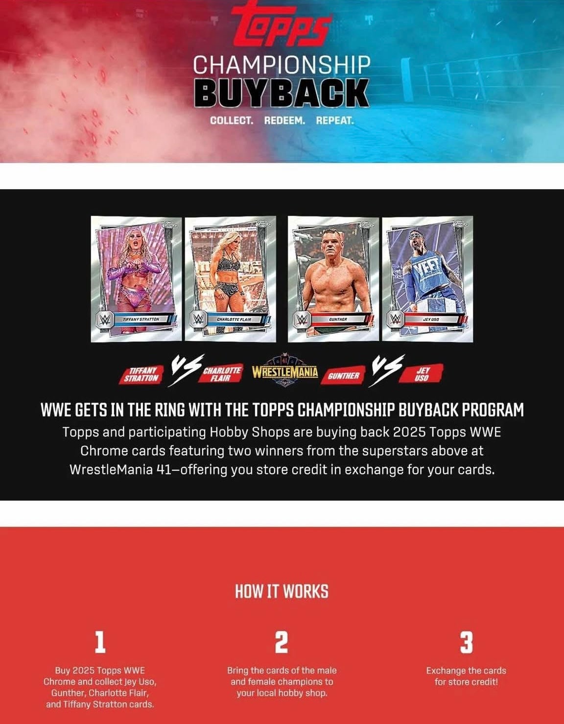Topps WWE Buyback Program
