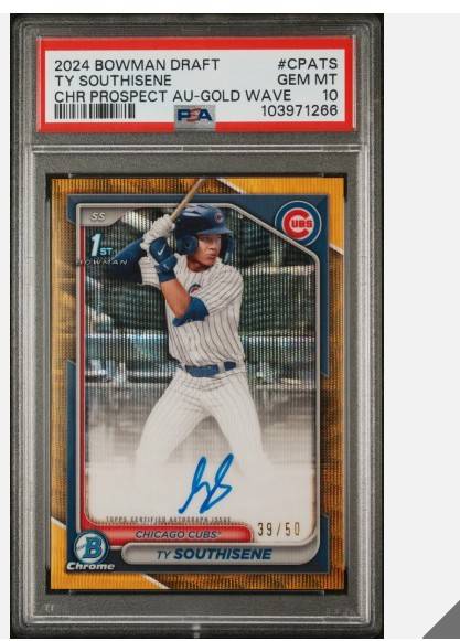 Two Sleeper MLB Prospects with Bowman Chrome Gold Autos Under $40