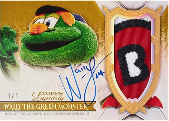 Wally the Green Monster autograph