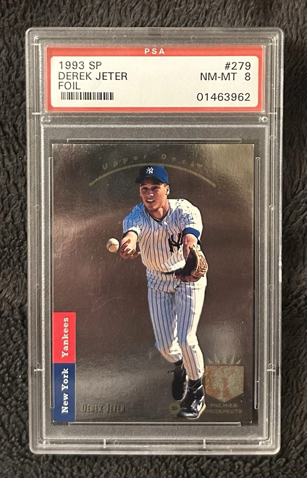 【おまけ付】 Deck Upper 1993 Iconic the Behind Look a Take SP Jeter Derek ゲームセンター・ゲームカード