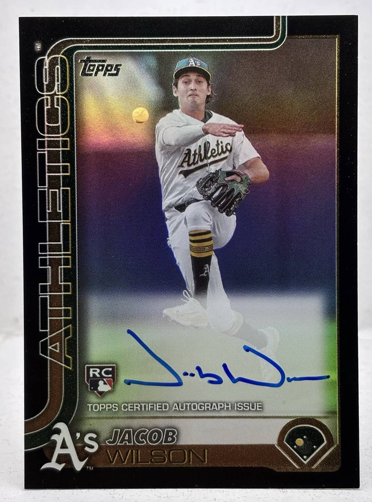 Jacob Wilson Hot Start and Topps Series 1 Rookie Cards