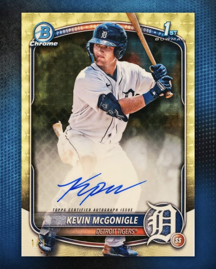 A look at 2025 Bowman Baseball's 1st Bowman Cards