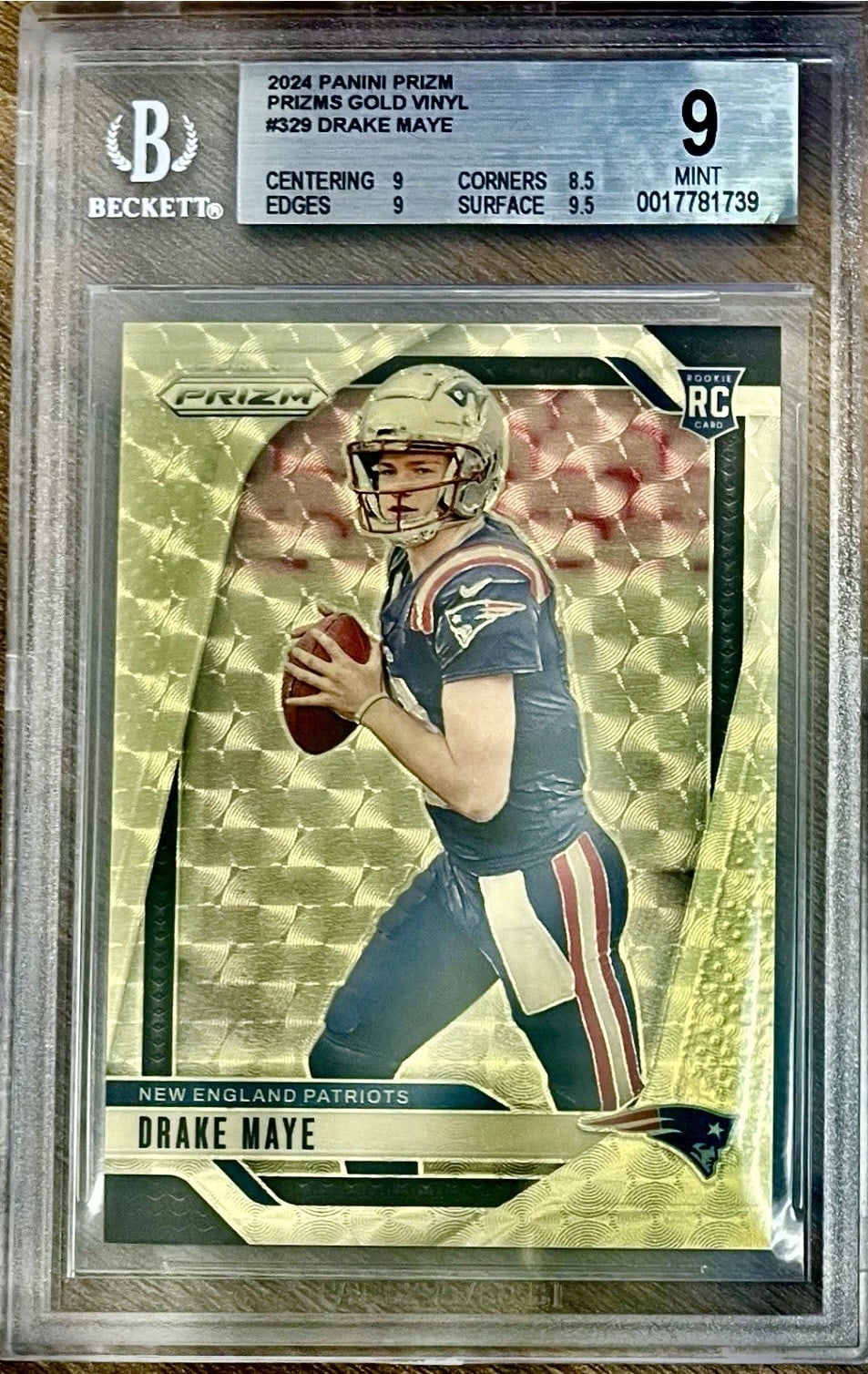 Drake Maye Prizm Vinyl RC