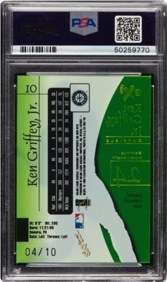Rare Ken Griffey Jr. Card At Auction for First Time in 20 Years