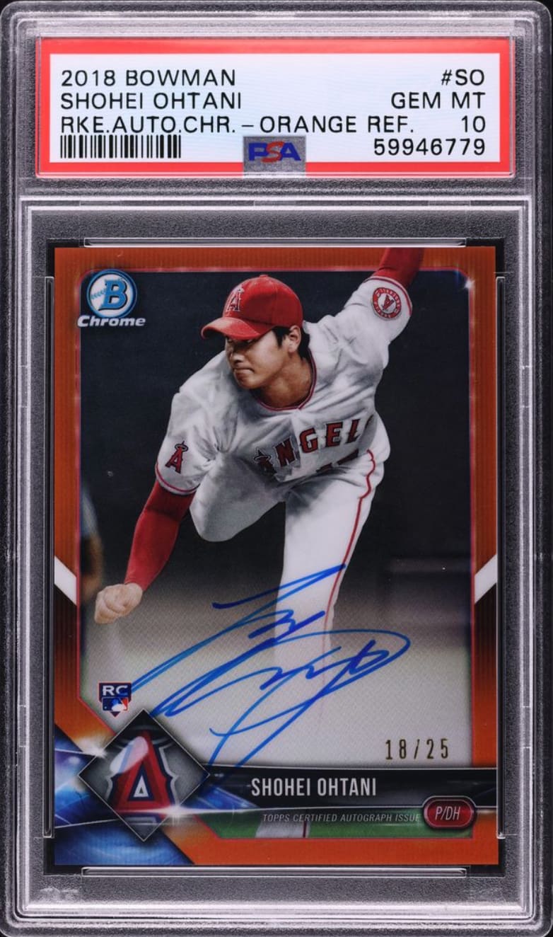 Shohei Ohtani's Card Dominance Continues at Auctions