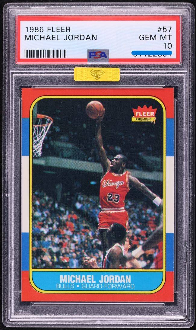 Michael Jordan Fleer RC PSA 10 Sells for Highest Amount Since 2021