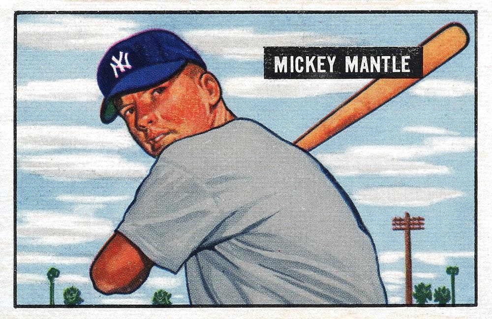 1951 Bowman Mickey Mantle