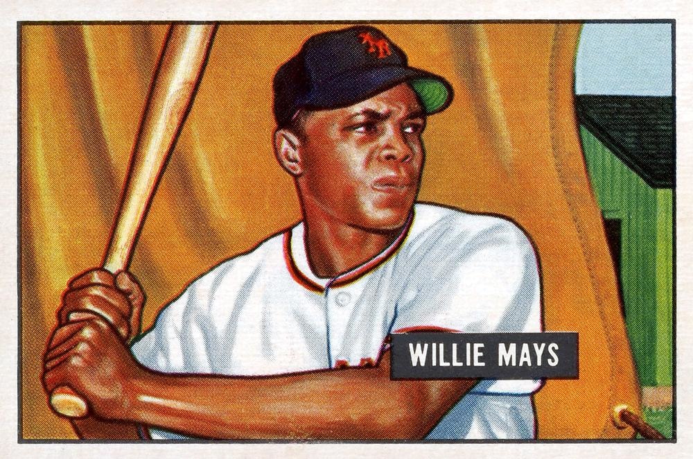 1951 Bowman Willie Mays