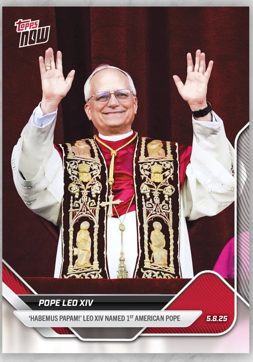 Pope Leo XIV - 2025 Topps NOW® - Card POPE
