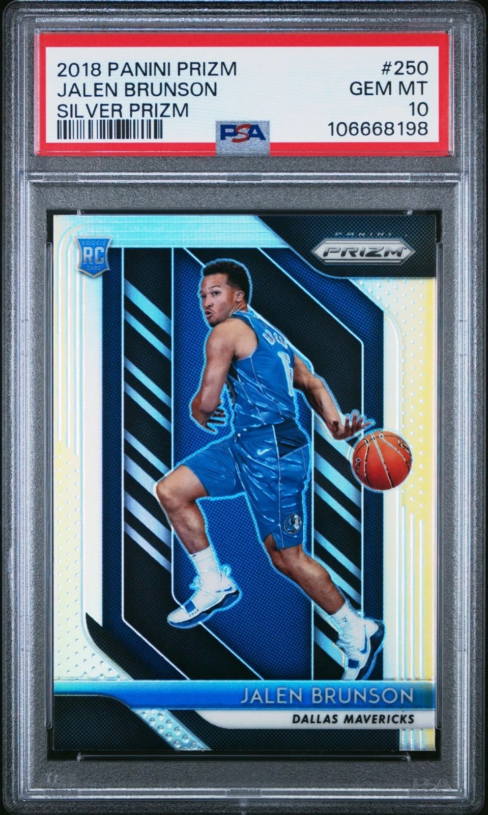 Jalen Brunson Silver Rookie Card PSA 10