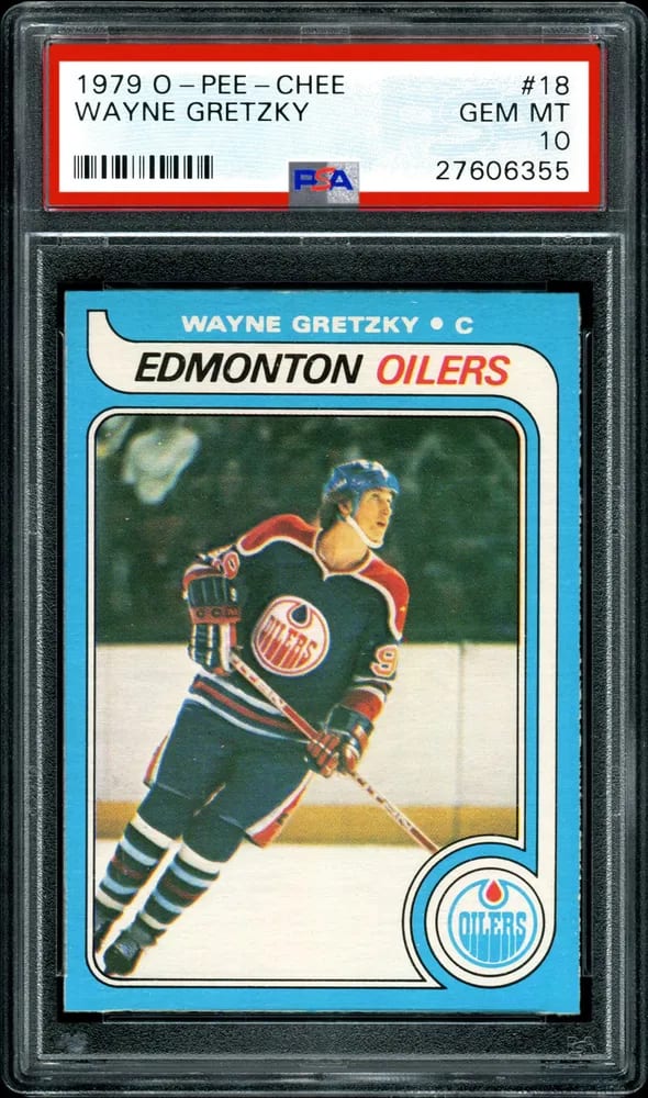 1979 O-Pee-Chee Wayne Gretzky Rookie Card #18 - PSA 10
