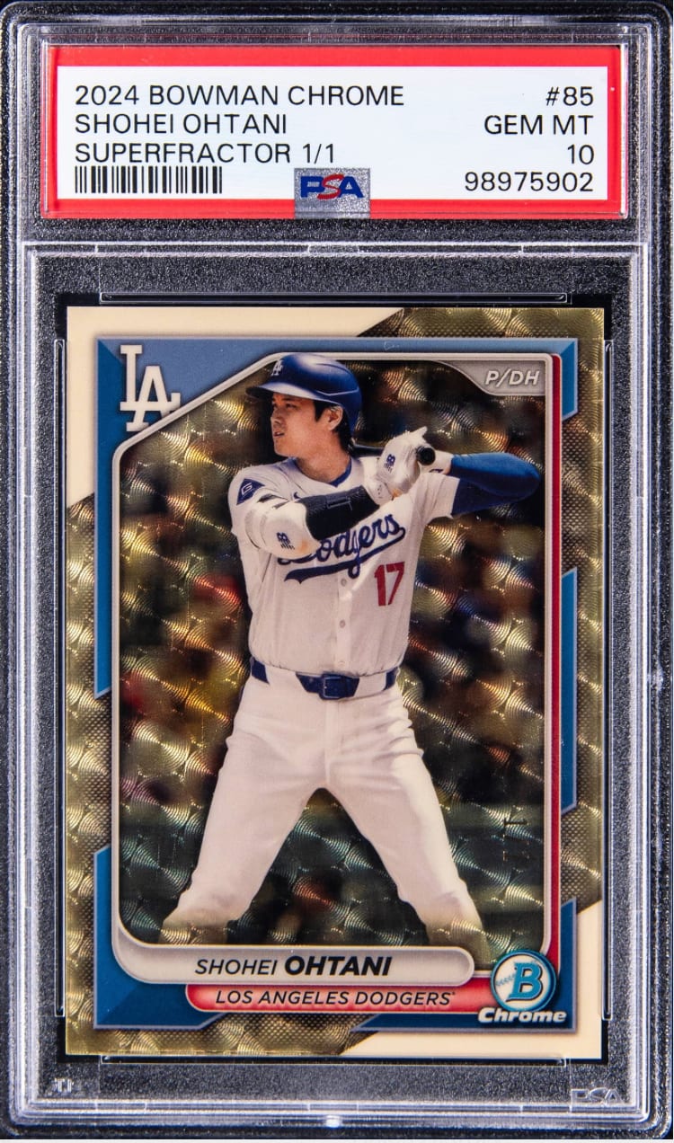 Shohei Ohtani 1/1 2025 Bowman Baseball Spotlight
