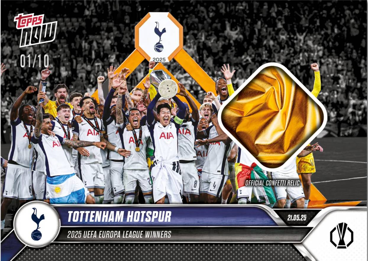 Carte Topps NOW UEL 2024/25 N°013 - Son Heung-min (Tottenham) - Édition Limitée