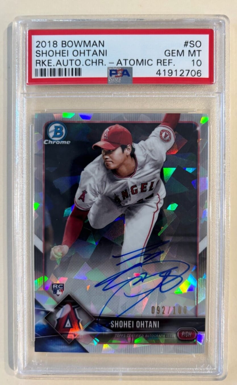 大谷翔平 2018 Bowman's Best Refractor Shohei 2018 Bowman's Best Refractor #1 Shohei Ohtani Rookie Card