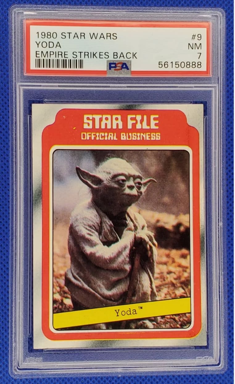 1980 YODA STAR WARS EMPIRE STRIKES BACK #9 PSA 7 NM 