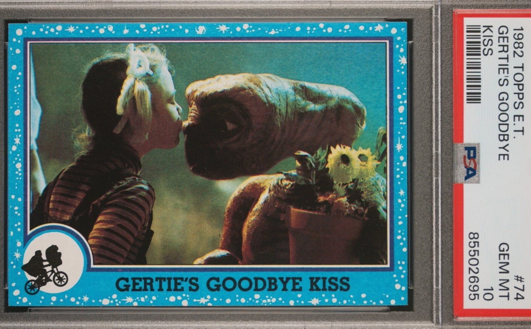 PSA 10 1982 Topps E.T. #74 Drew Barrymore Rookie Card