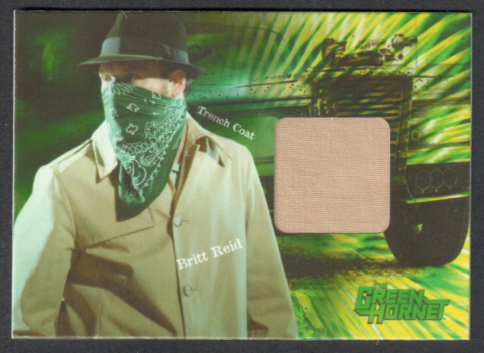 THE GREEN HORNET Series 2 (Rittenhouse 2010) COSTUME RELIC CARD Seth Rogan