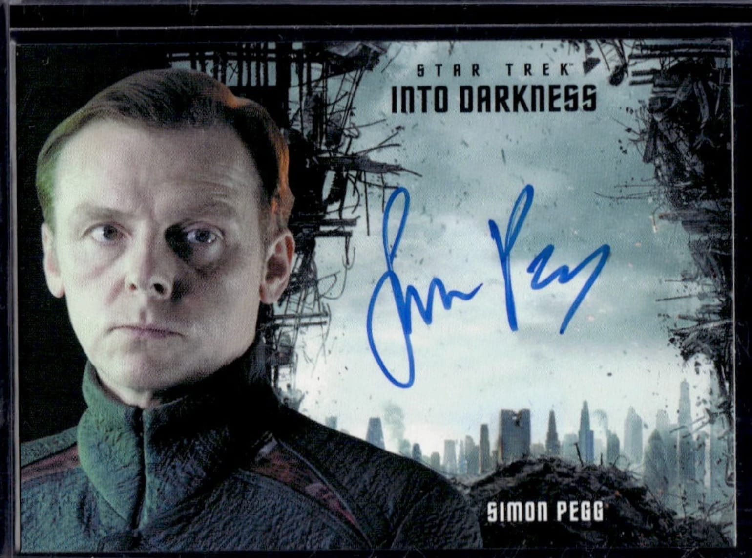 Simon Pegg as Scotty Rittenhouse Star Trek Into Darkness Auto
