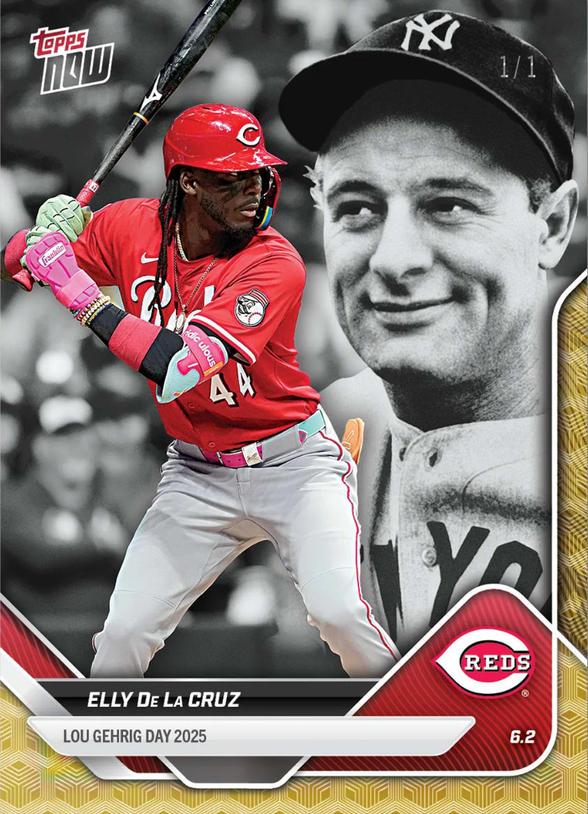 MLB Lou Gehrig  100枚限定 バットカード Topps Now Commemorates Lou Gehrig Day With Limited Edition Set