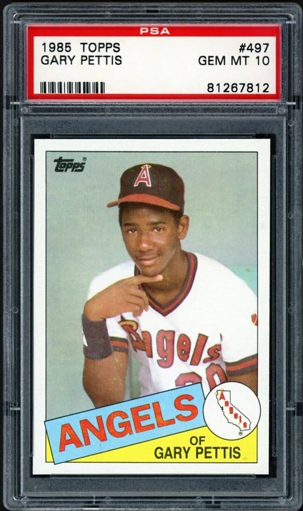 1985 Topps Gary Pettis PSA 10