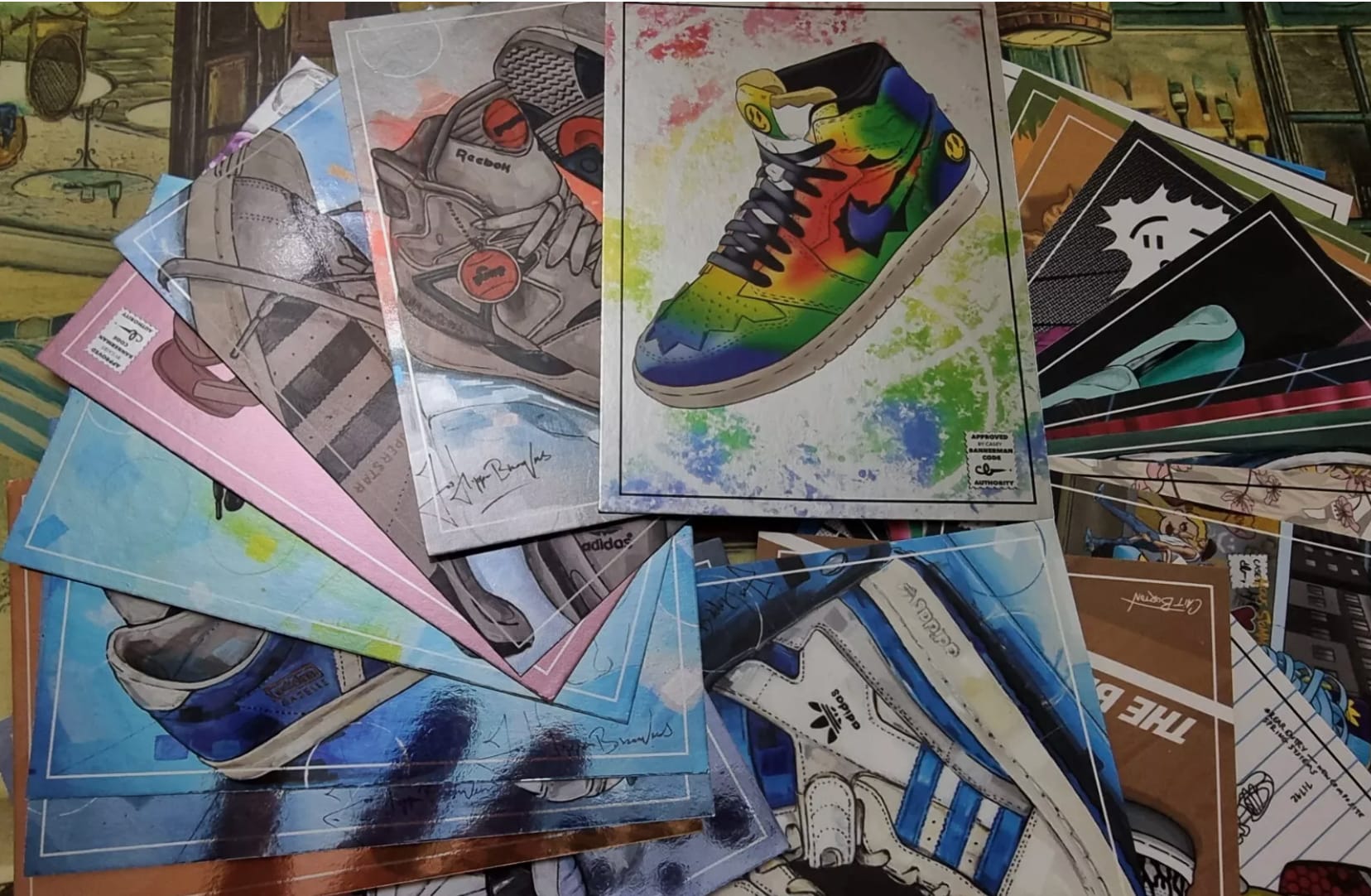 Panini x Foot Locker full set of 25 trading cards
