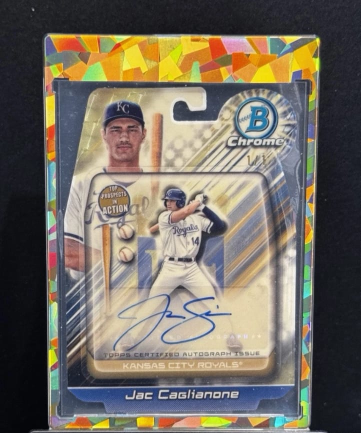 Jac Caglianone Gets His First Big League Card