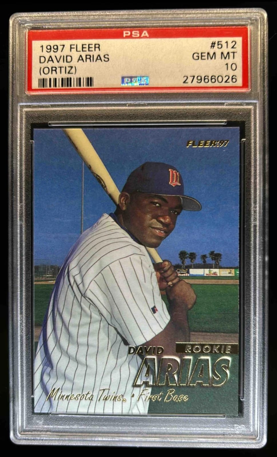 David Ortiz Fleer PSA 10 