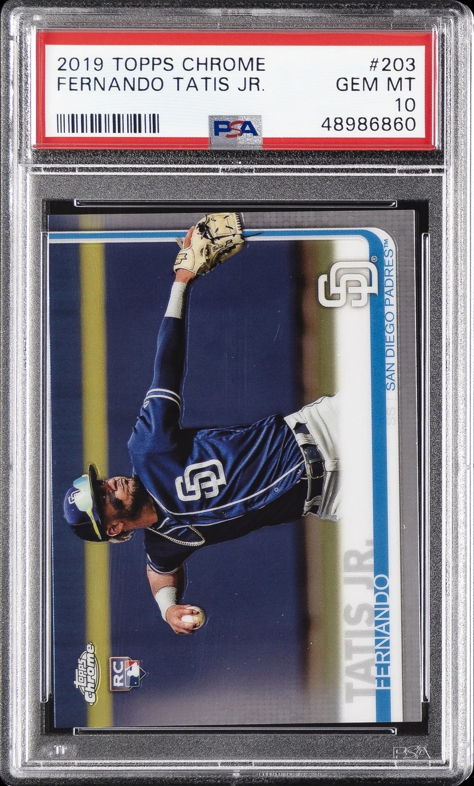 Fernando Tatís Jr. – 2019 Topps Chrome RC (PSA 10)