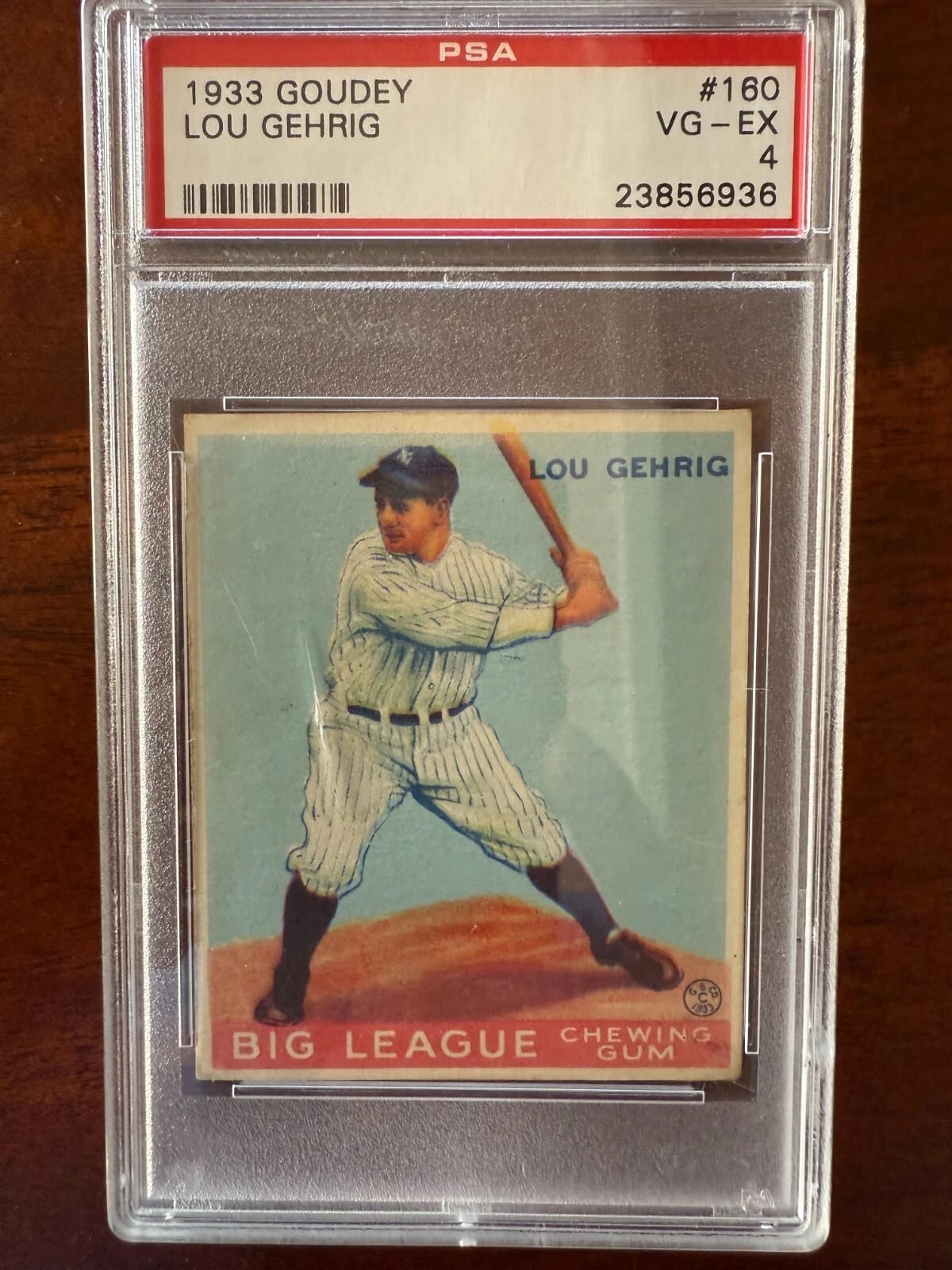 1933 Goudey Lou Gehrig RC 