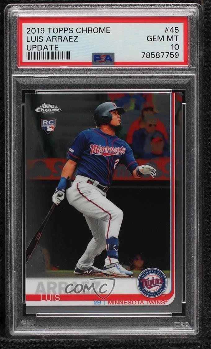 Luis Arraez Chrome RC PSA 10