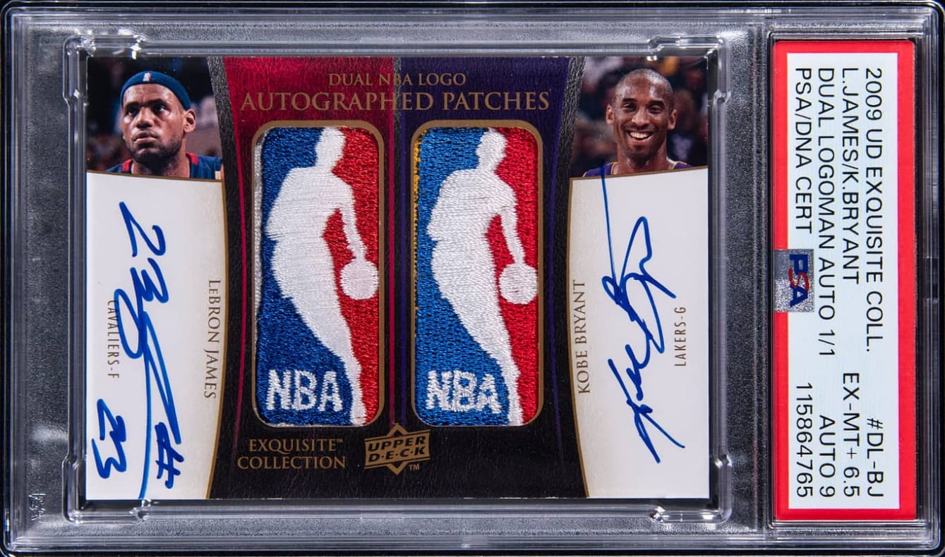 LeBron, Kobe Dual Logoman 1/1 Card Sells For $1.1 Million