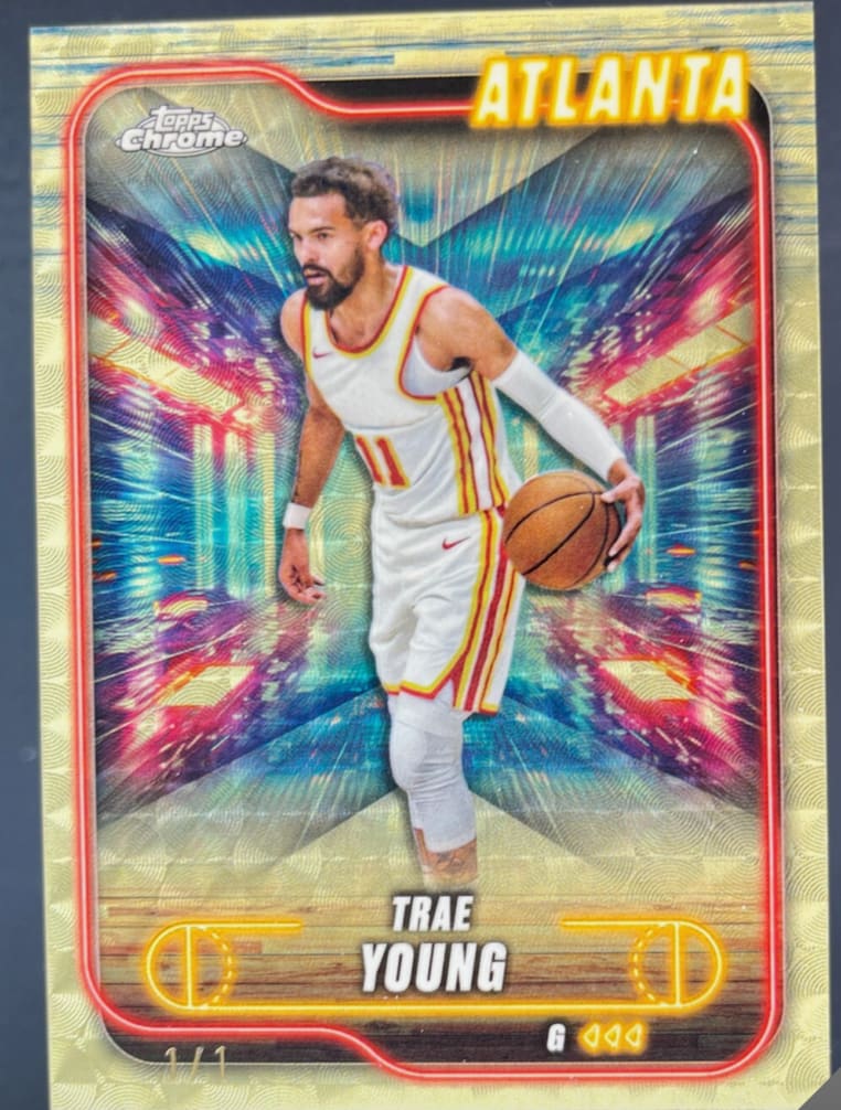 Trae Young Superfractor 