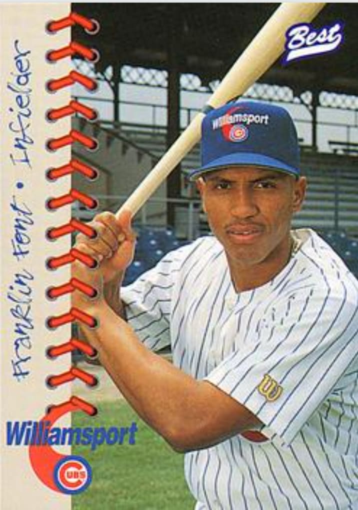 1997 Best Williamsport Cubs Franklin Font